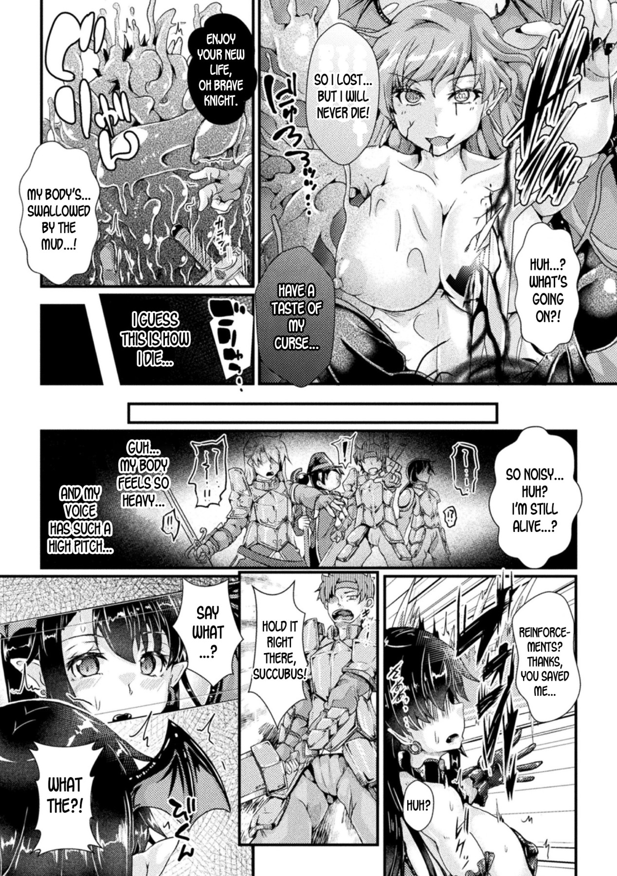 Hentai Manga Comic-The Genderbent Knight's Passion Turn into a Succubus and Get Pregnant!-Read-2